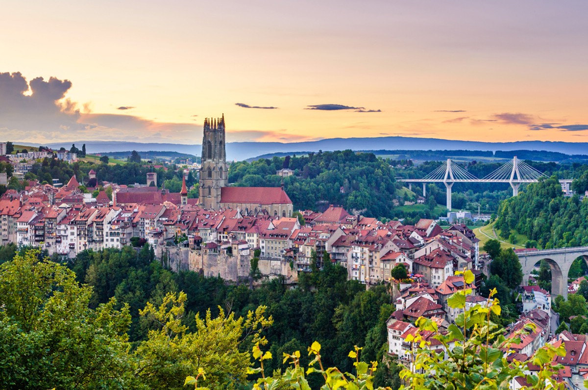 Woman in Fribourg